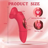 Realistic Mouth Vibrator with 10 Tongue Vibrating and Sucking Modes G Spot Massager Clitoral and Nipple Stimulator