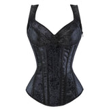 Women's Corsets with Straps 6 Various Colors and Designs