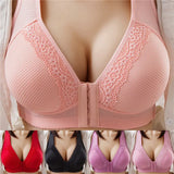 Front Buckle Breathable Bra Without Steel Rings