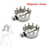 Powerful Crown Design Magnetic Nipple Clamps