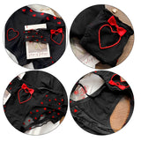 New Heart Printed Couples Underwear Sexy Panties and Men's Breathable Boxers