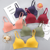 Seamless Bra, No Wire, Push Up, Breathable, Thin, 10 Colors!